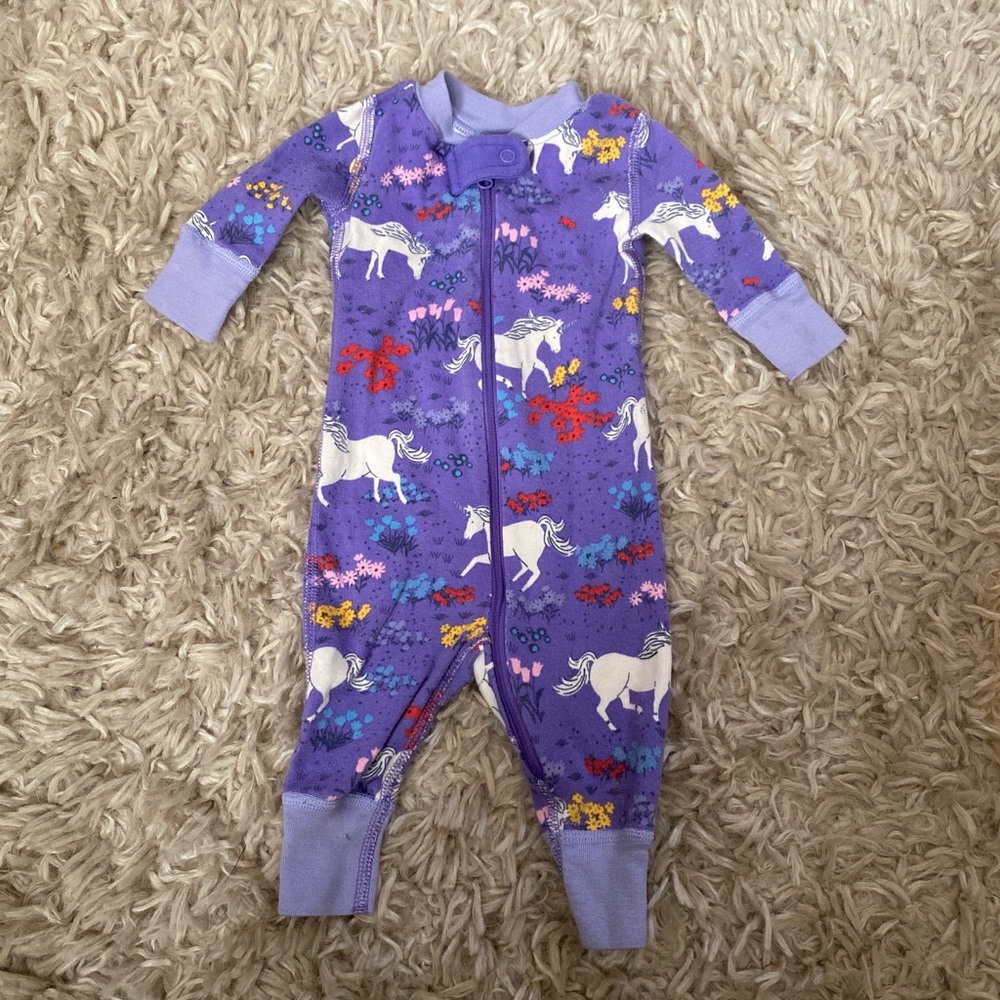 Hanna Andersson Unicorn Onesie